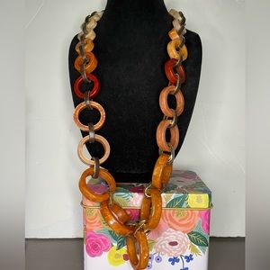 Vintage Chico’s lucite long necklace
